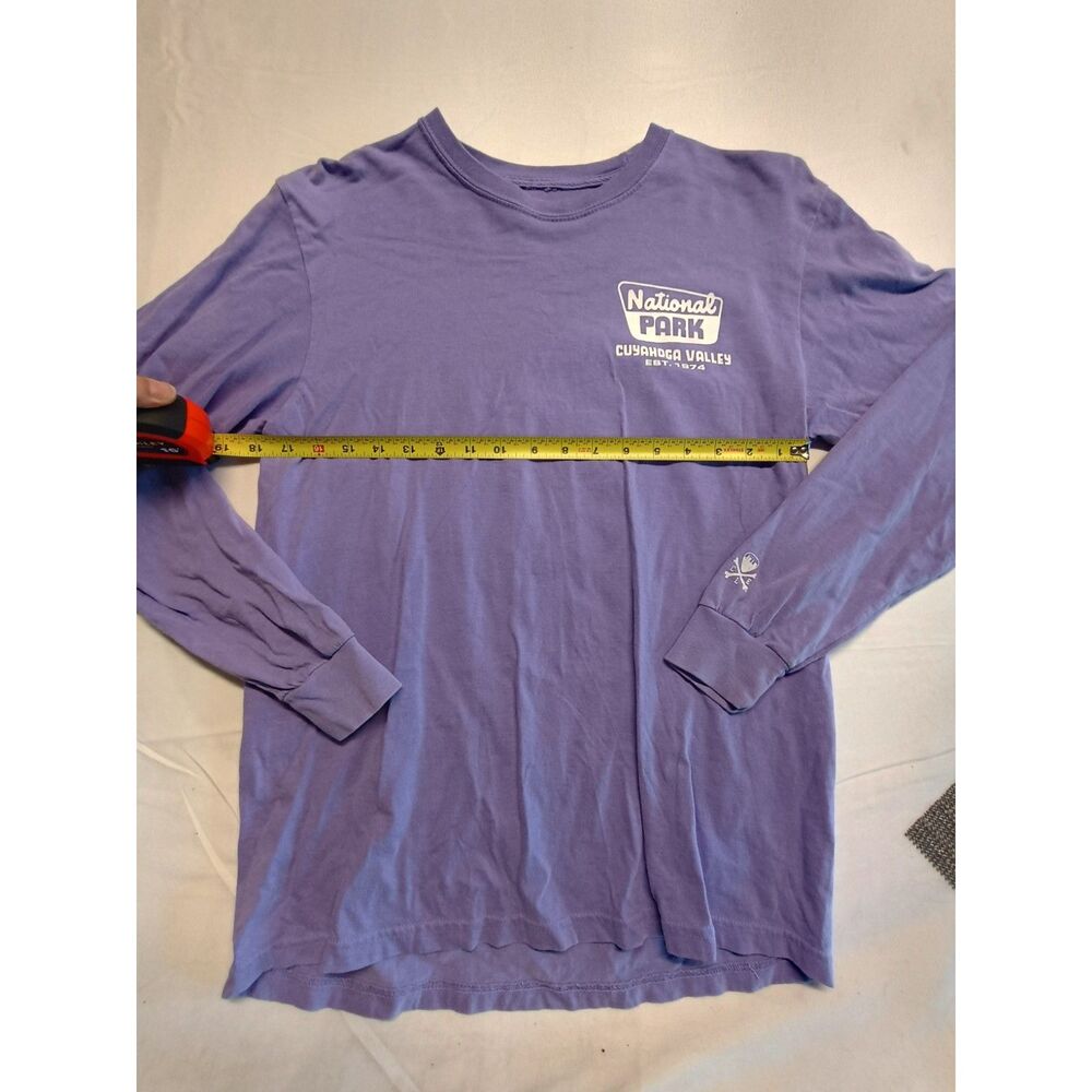 Men's Size Medium CLE Clothing CO. National parks purple shirt